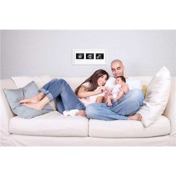 Trimester Progression Sonogram Picture Frame, Milestone Keepsake  Photo Frame - Picture 4 of 6